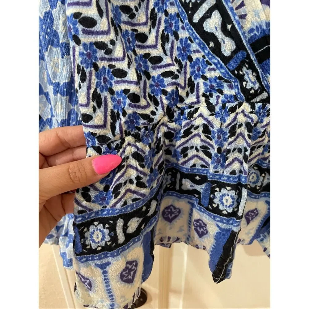Free People Rosalie Wrap Top size XS